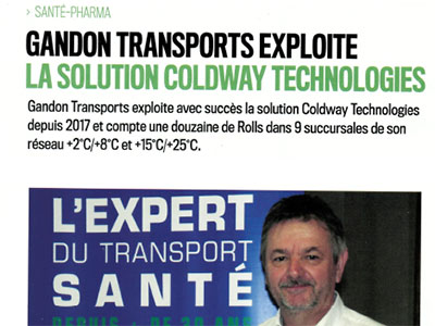 FROID NEWS Septembre 2020 GANDON COLDWAY Technologies